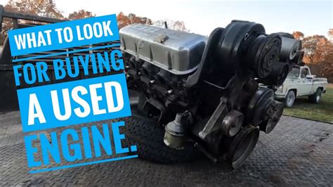 A few things to look for buying a used engine. Going over a 454 big ...