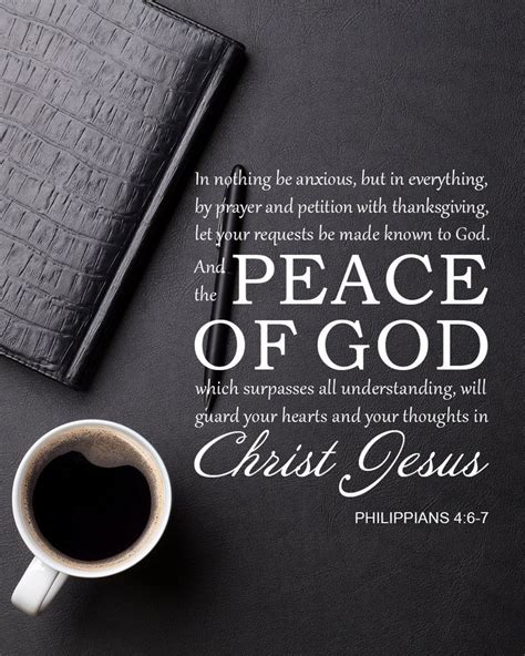 Philippians 4:6-7 - Peace of God | Peace of god, Philippians 4 6 7, Philippians