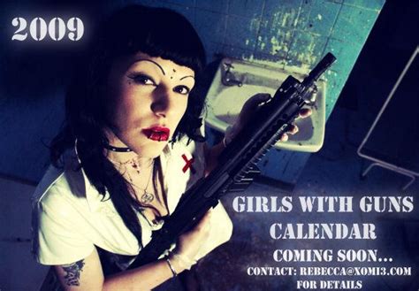 Girls with guns calendar promo by xomi3 on DeviantArt