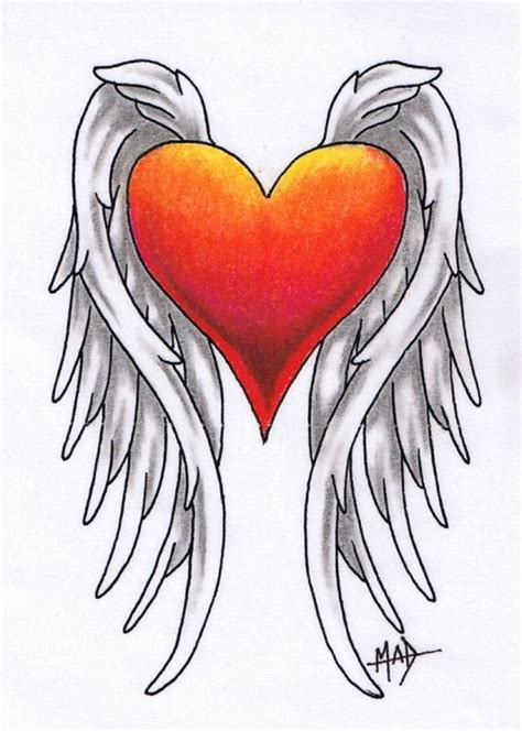 Winged heart tattoo by madtattooz on deviantART | Heart with wings ...