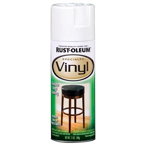 Rust-Oleum Specialty 11 oz. White Vinyl Spray Paint (6-Pack)-1911830 - The Home Depot