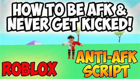 Download and upgrade Roblox Anti Afk Script 2020 New Working 1 Update January 2021