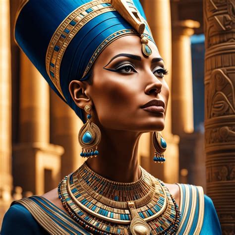 Pharaoh Queen Nefertiti - AI Generated Artwork - NightCafe Creator