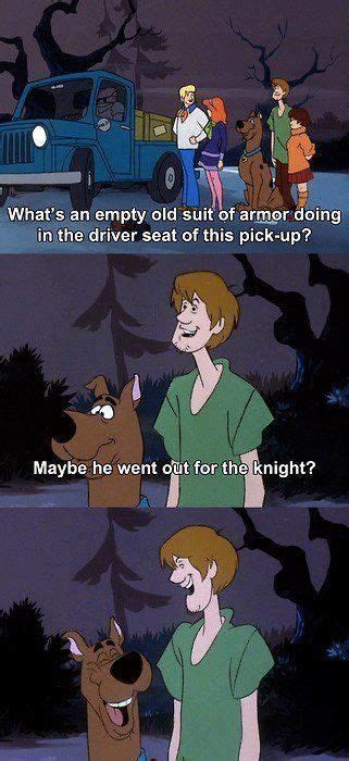 Oh gosh I love Scooby Doo and puns!seen this one its called the DARK KNIGHT awesome episode Live ...