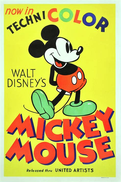 Mickey Mouse Retro Movie Poster Photograph by Retro Photography Archive ...