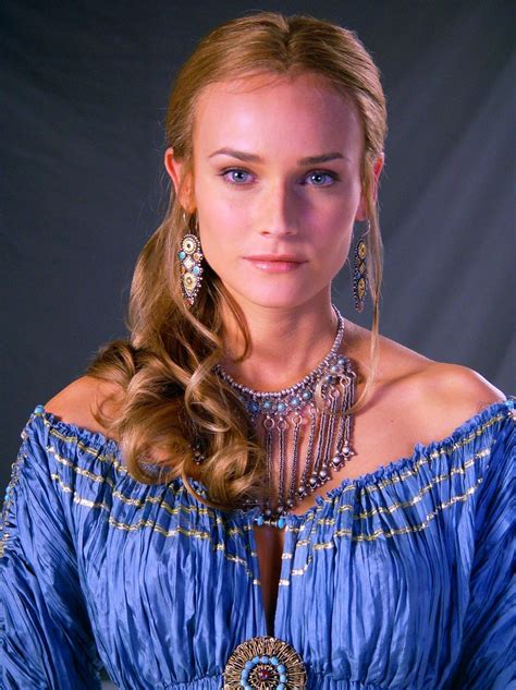 Celebrities, Movies and Games: Diane Kruger as Helen – Troy 2004