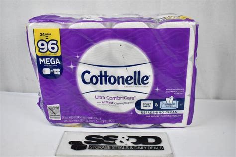 Cottonelle Ultra ComfortCare Toilet Paper, Bath Tissue, 24 Mega Rolls ...