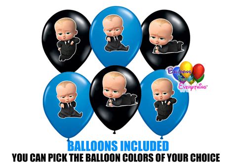 The Boss Baby Birthday Balloons – Balloonsforeverythingonline