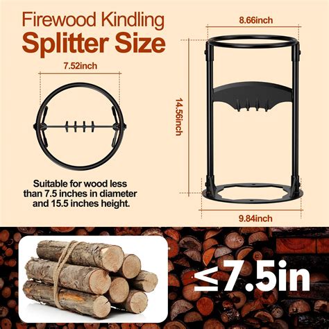 Snapklik.com : Kindling Splitter For Wood, Manual Log Splitter, High ...