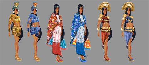 ArtStation - Inca clothing explorations