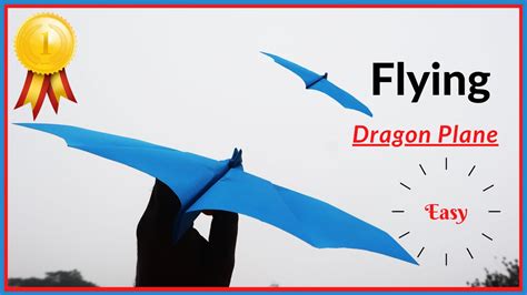 How To Make A Paper Airplane Dragon || Best Flying Dragon Plane || Dragon Paper Plane - YouTube