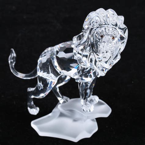 Swarovski Crystal "Lion" Figurine with Box | EBTH