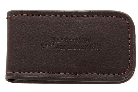 Men's Leather Strong Magnetic Money Clip in Black 3 x 1.5 inches #mc ...