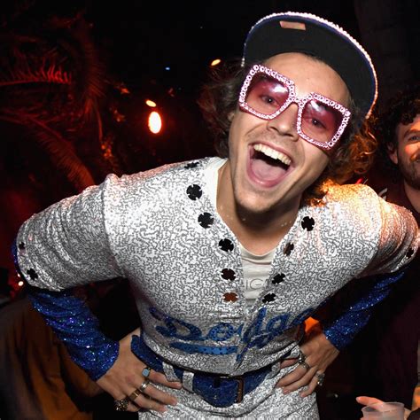 Harry Styles Dressed as Elton John for Halloween—and the Resemblance Is ...