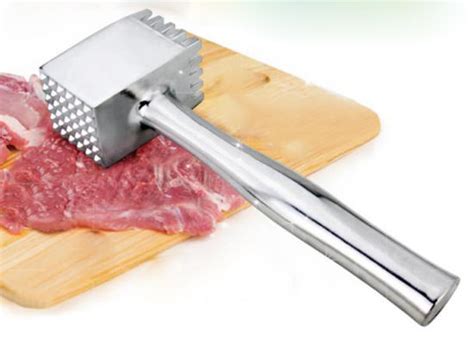 China Cast Aluminum Manual Meat Hammer Mallet for Tenderizing Steak - China Meat Tenderizer ...