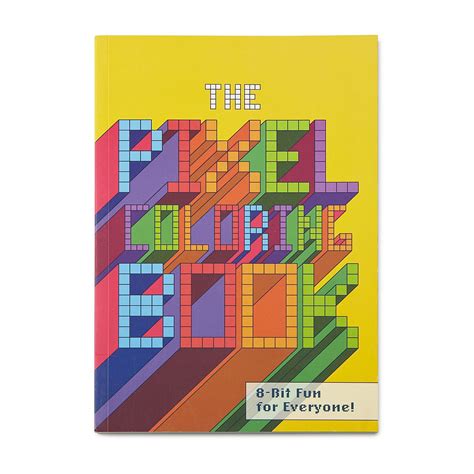 Pixel Coloring Book | color computer, modern book | UncommonGoods