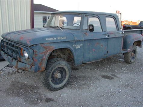 1968 Dodge Power Wagon Crew Cab Step side box RARE!!!!! for sale: photos, technical ...