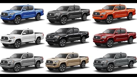 The many colors of the 3rd Gen Tacoma - YouTube