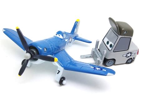 NEW 1:55 Disney Pixar planes diecast toys-Skipper and Sparky-2pcs | eBay