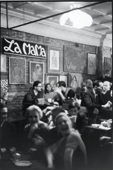 "kvetchlandia" — vintageeveryday: Patrons at the Cafe La Mama...