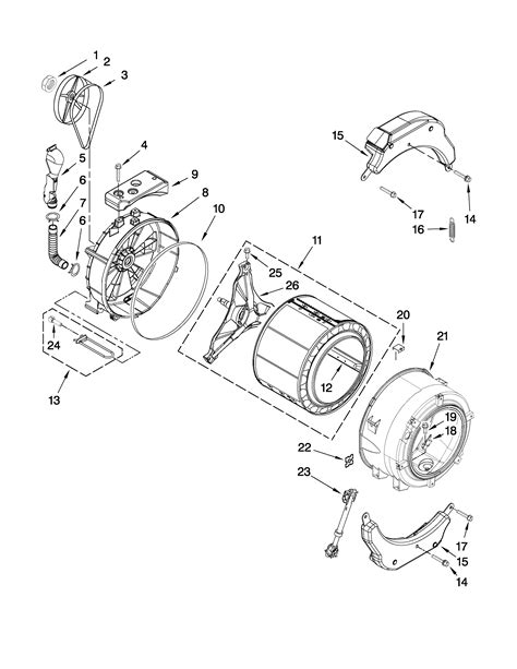 Whirlpool Front Load Washer Parts Diagram | Reviewmotors.co