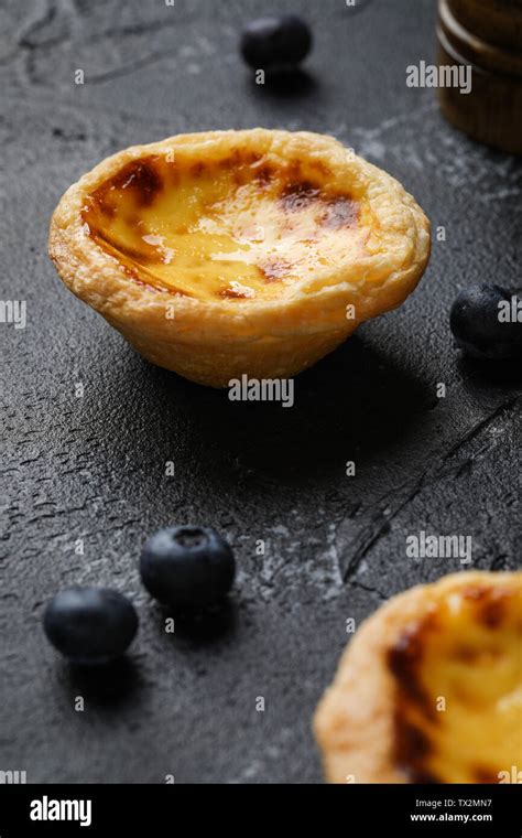 The custard tart Stock Photo - Alamy