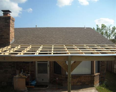 How to Build a Patio Cover With a Corrugated Metal Roof | Building a ...