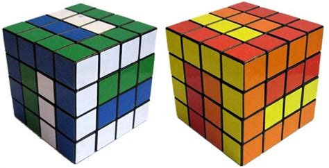 Puzzle Cube Patterns: 4x4 Water and Fire