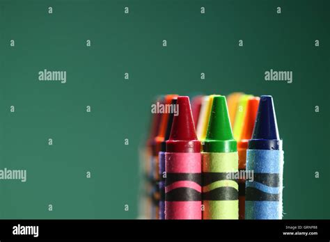 Colorful Back to School Crayons Stock Photo - Alamy