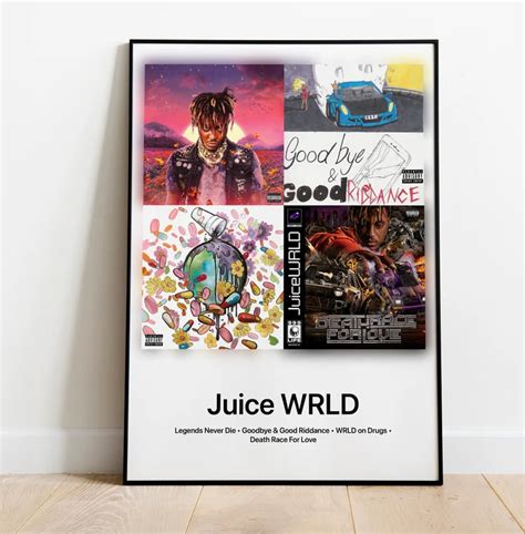 Juice Wrld Clean Album Poster