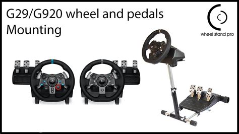 Logitech G29/G920 Setup Video - Wheel, Pedal and Wire fastening. - YouTube