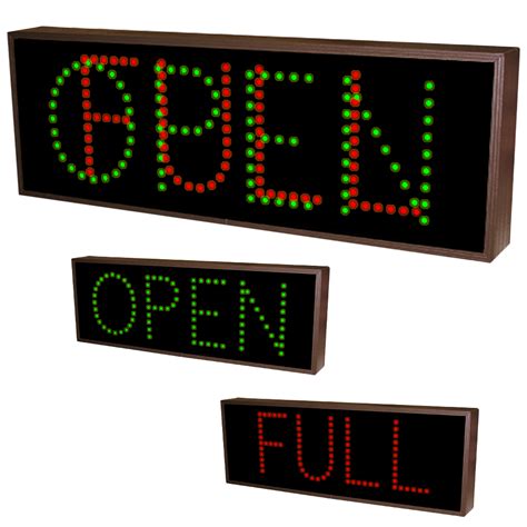 Outdoor LED Open Sign | Low Voltage Open Signs 30199 | Traffic Signage