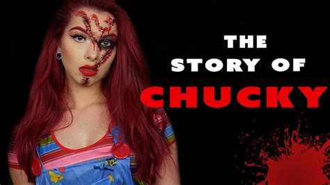 Sexy Chucky Halloween Makeup Look | The story of Chucky! - YouTube