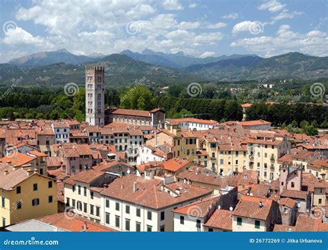 Luca, Italy stock image. Image of mountain, lucca, tower - 26772269