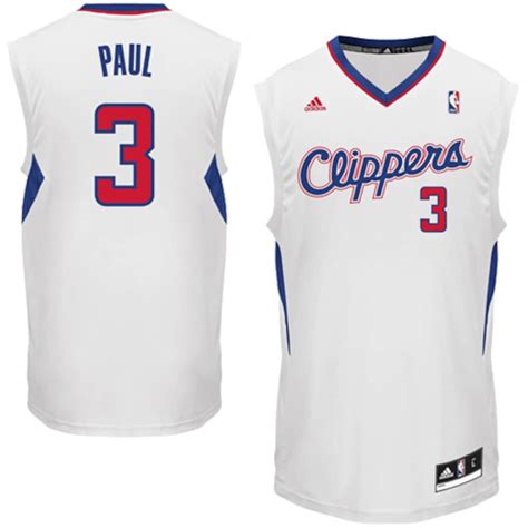 Chris Paul LA Clippers adidas Replica Home Jersey - White