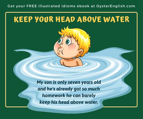 Keep Your Head Above Water Idiom