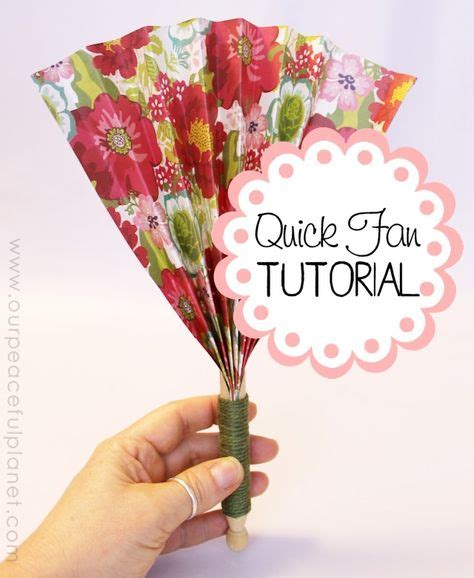 Make Quick & Pretty Hand Fans in 2020 | Hand fans diy, Hand fan, Pretty hands