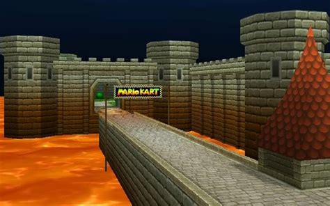 Bowser's Castle (N64) | Mario Kart Racing Wiki | FANDOM powered by Wikia