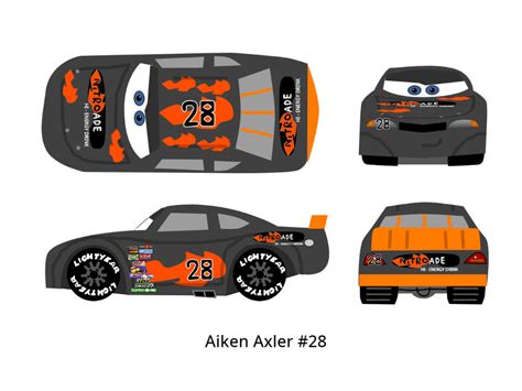 Cars 1 Racer - Aiken Axler by McSpeedster2000 on DeviantArt