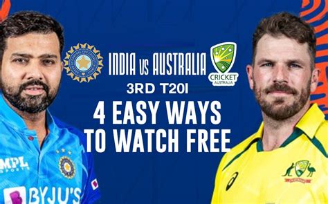 IND vs AUS Live Streaming: 4 Easy Ways to watch India vs Australia 3rd T20 live streaming ...