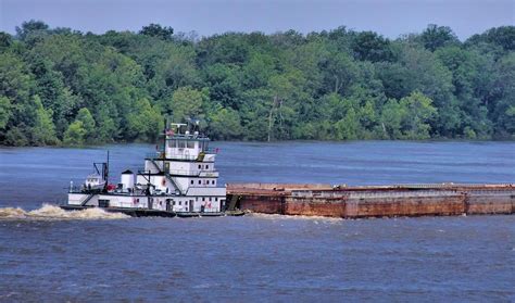 Mississippi River Barge Photograph by Dan Sproul