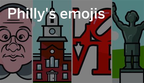 Yo! Philadelphia has its own emojis, so which landmarks and famous people made the cut ...