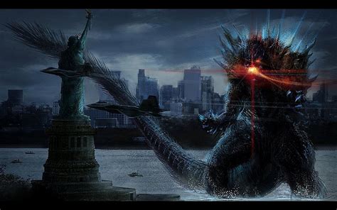 Download New York Statue Of Liberty Godzilla Movie Godzilla (2014) Image