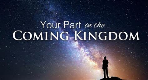 Who will YOU be in the coming Kingdom? What will you do there?