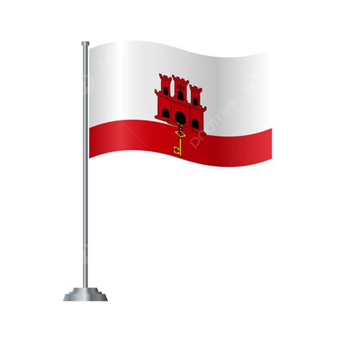 Gibraltar Flag, Gibraltar, Flag, Symbol PNG and Vector with Transparent Background for Free Download