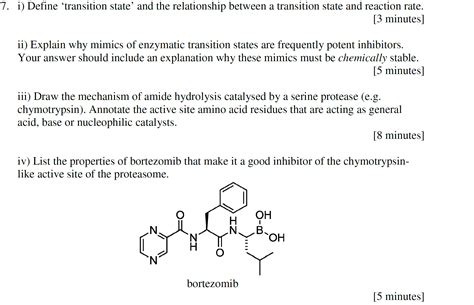 Solved Define 'transition state' and the relationship | Chegg.com