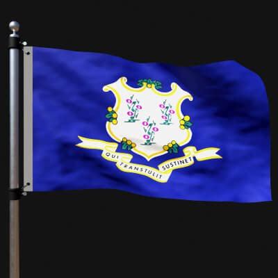 Flag of Connecticut - 3D Model by ERTAN ZORLU