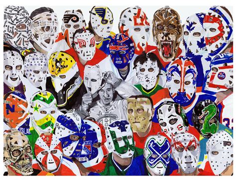 Hockey Goalie Mask Art Print - Etsy Australia