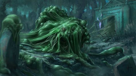 ooze, Henry Peters | Monster art, Fantasy monster, Fantasy creatures