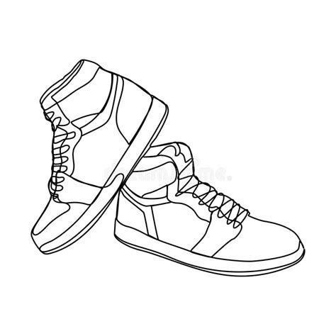 Jordan Shoes Stock Illustrations – 232 Jordan Shoes Stock Illustrations ...